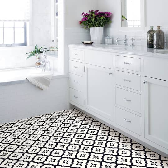 FloorPops Comet Peel & Stick Floor Tiles